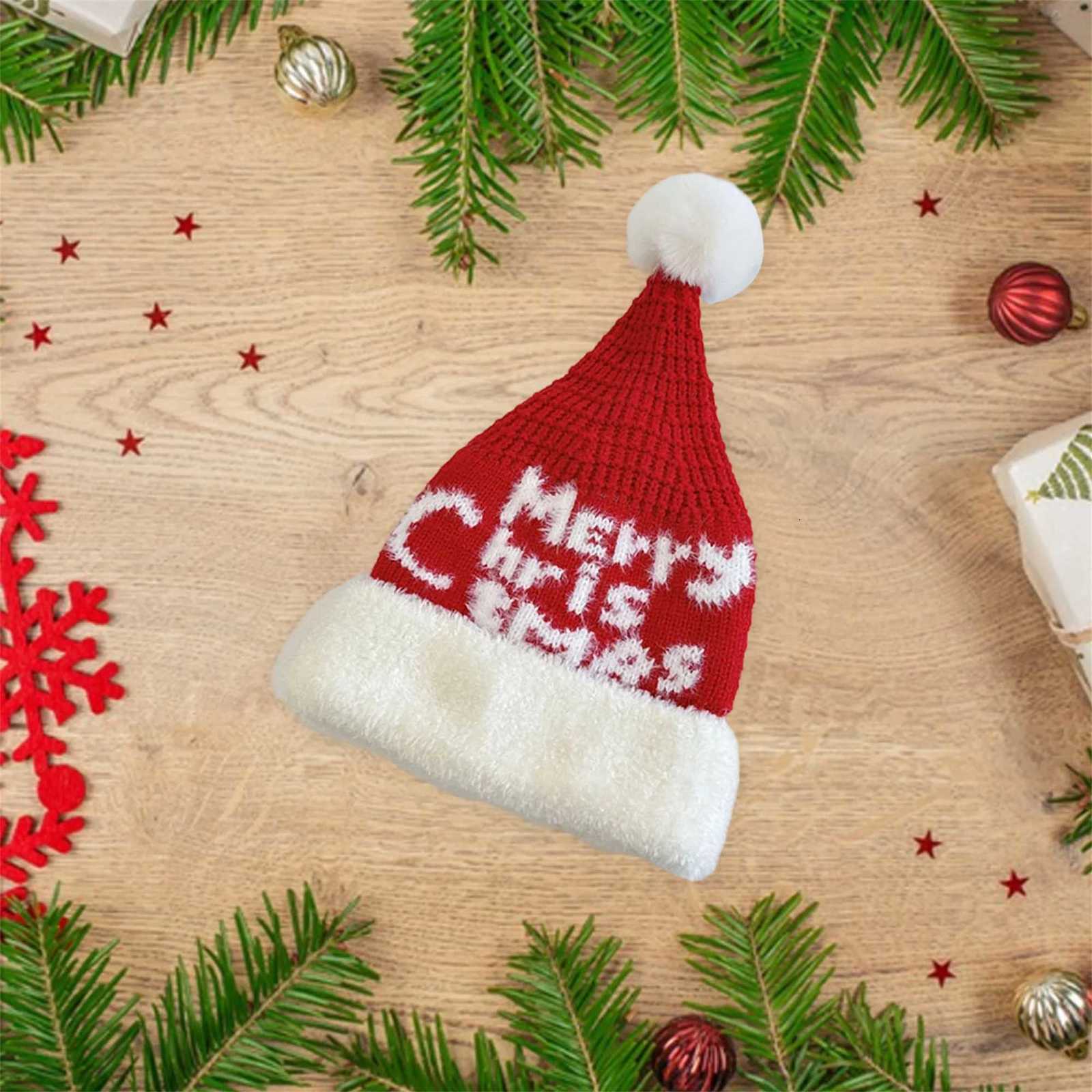 Children s Christmas Hat Adorable Knit Beanie for Festive Parties and Holiday Photo Booth FunW251027