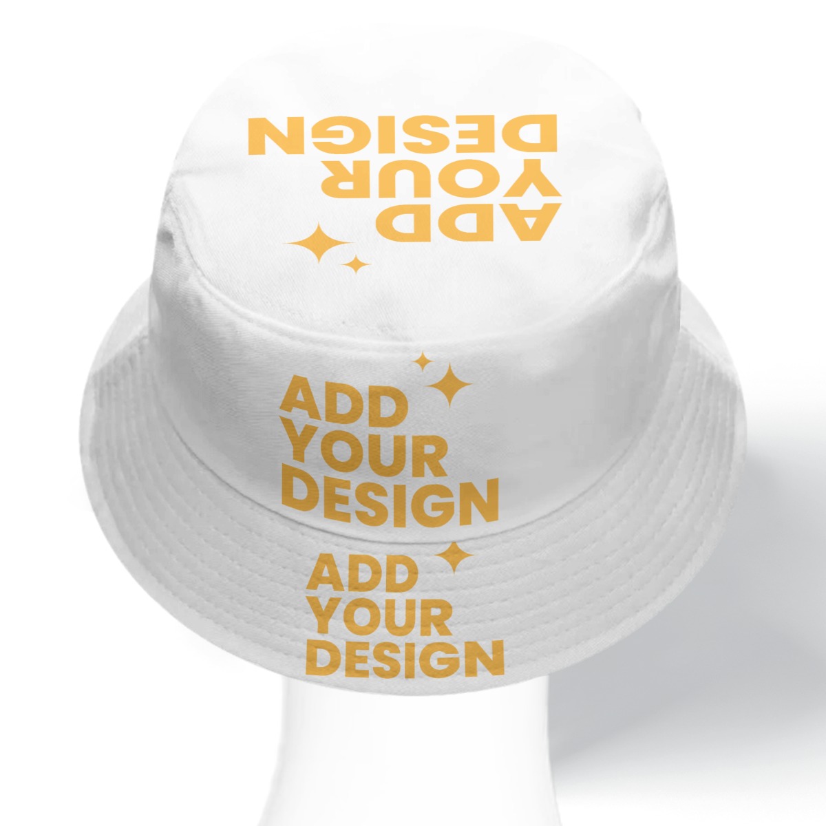 DHgatepod Reversible Bucket Hat - Double-Sided All-Over Print 100% Polyester Sun Hat with Two Wearable Styles