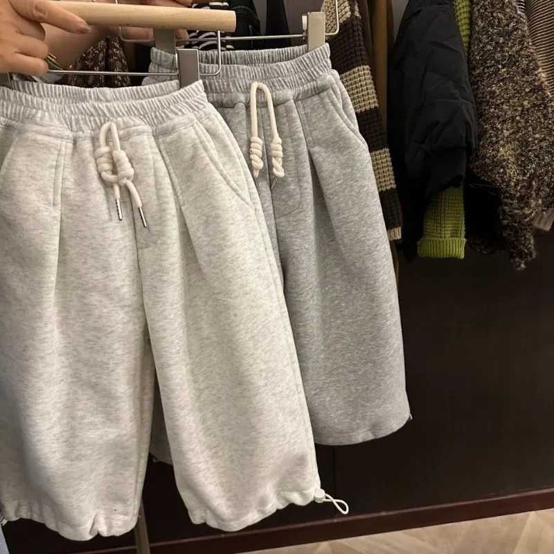 Spring White Grey Girls Straight Pants Pant Children Trousers Boy Autumn New Sweatpants Kids Loose Casual Drawstring Pant 17YrsT251027