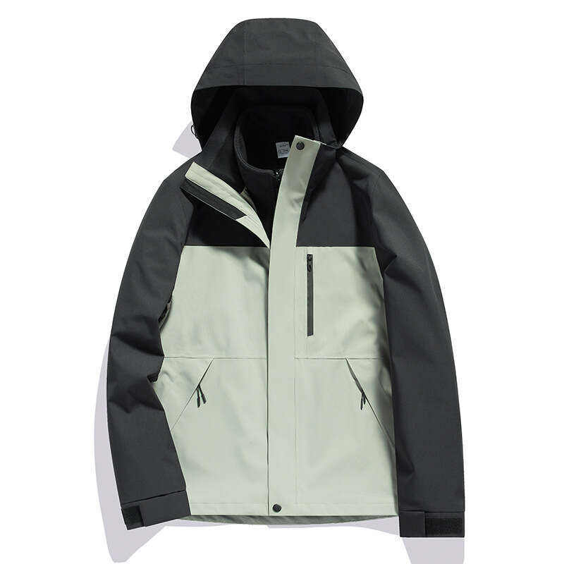 3-In-1 Jacket For Men And Women, Winter Two-Piece Set, Detachable, Windproof, Waterproof, Warm, Thickened, Skiing