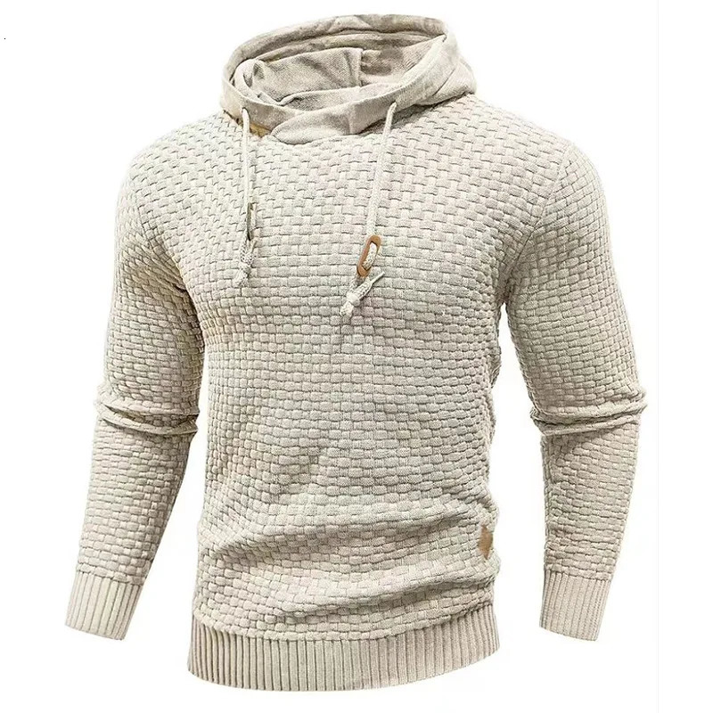 2025 Fashion Sports and Casual Style Mens Hooded Sweater Pullover Knit MultiColor 251016