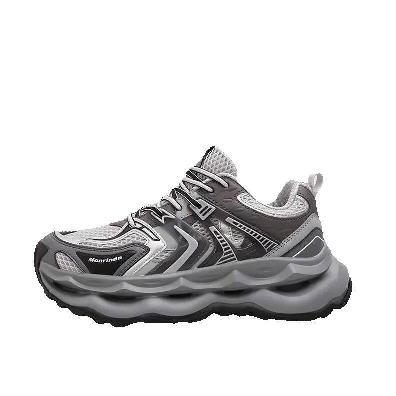 Mirinda Four Seasons Thick-Soled Height-Increasing Shock-Absorbing Dad Shoes for Men and Women Lightweight Comfortable Casual Trendy Versatile Shoes