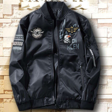 Reversible Jacket 2026 Autumn Winter New Air Force One Style Casual Thick Flight Suit Men's Clothing