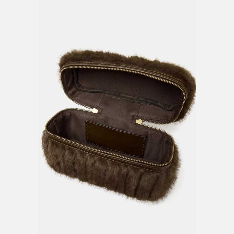 FAUX FUR RIGID BAG New Fashionable Handbag Purse For Women Shoulder Bags Luxury Designer Small for Ladies Elegant Y251027