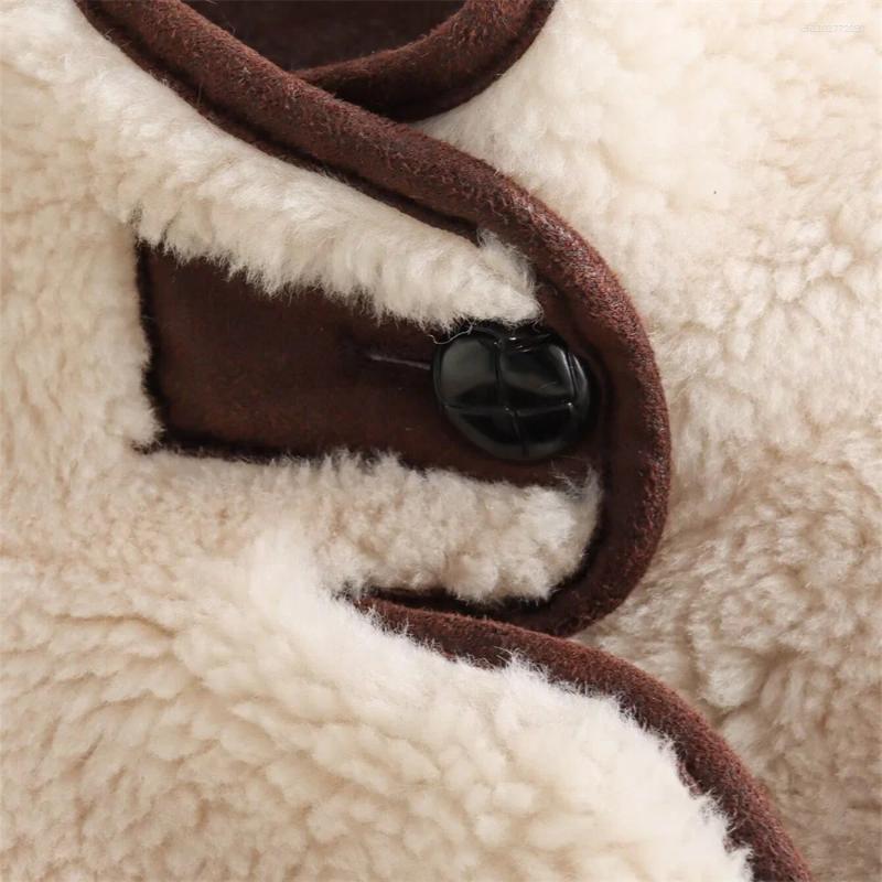 Women's Jackets Autumn European And American Style Fashionable Niche COS Inlaid Fleece Loose Short Jacket