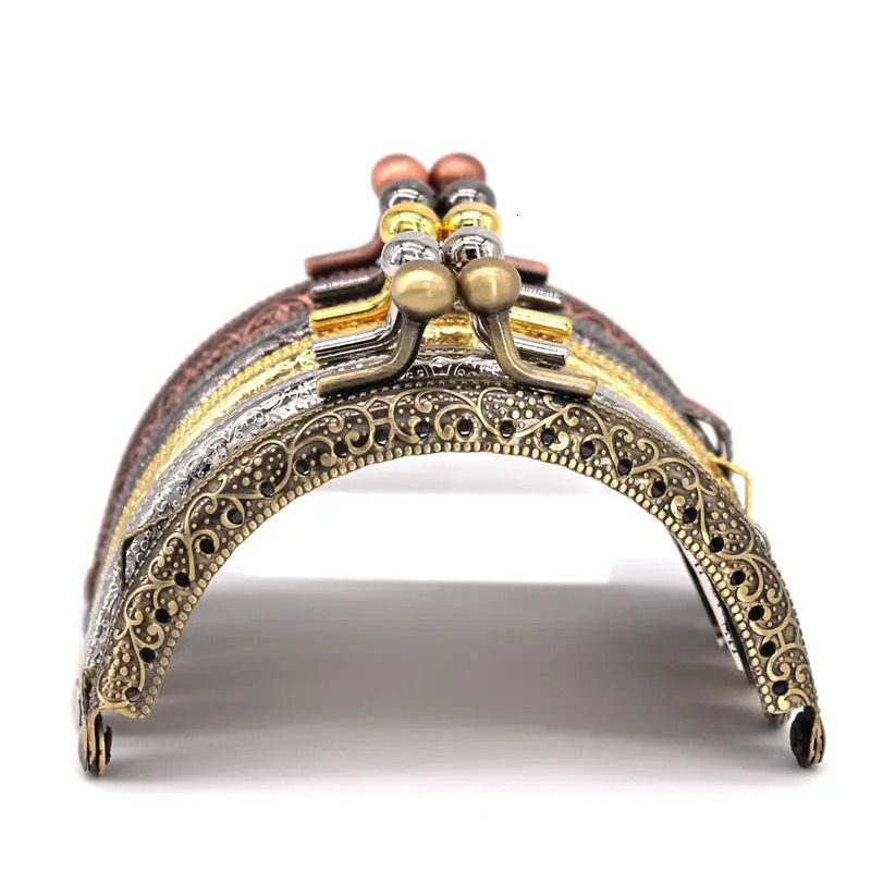 10PCS 85cmSemicircle Metal Purse Frame Kiss Clasp Handle For Bag Sewing Craft Tailor Sewer Bag Accessory Mix Color wholesale 251027