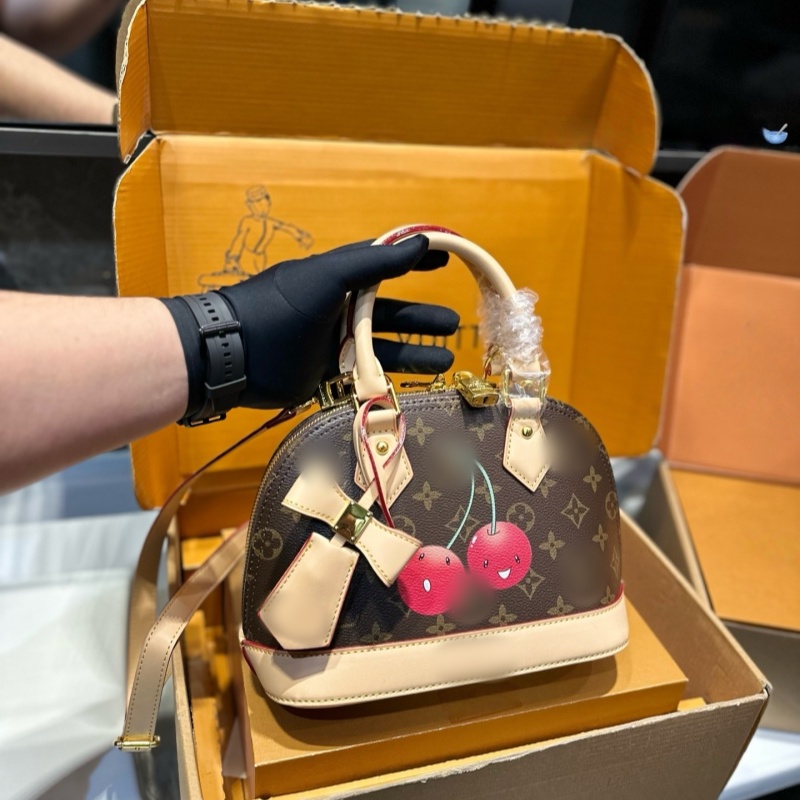 Luxury Genuine Leather Handbag Designer Shouler Bags Women's New Classic Print Shell Bag Casual Mini Purses Ladies High Quality Shell Bag Crossbody Bag