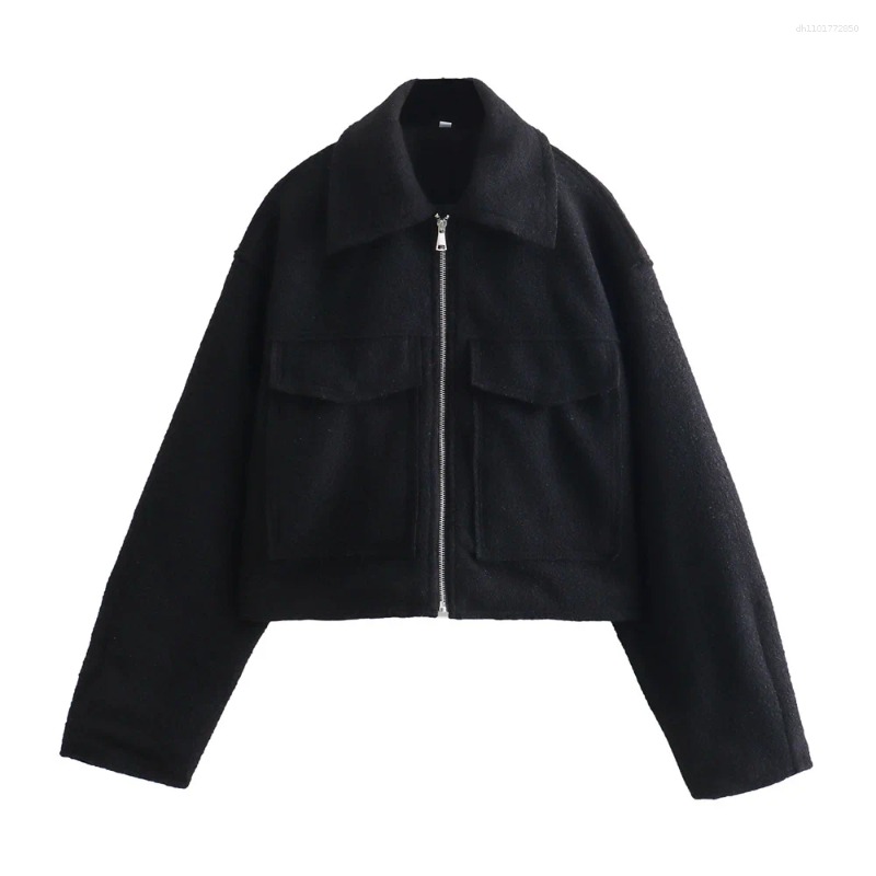 Women's Jackets Autumn European And American Style Design Versatile Pearl Leather Short Jacket