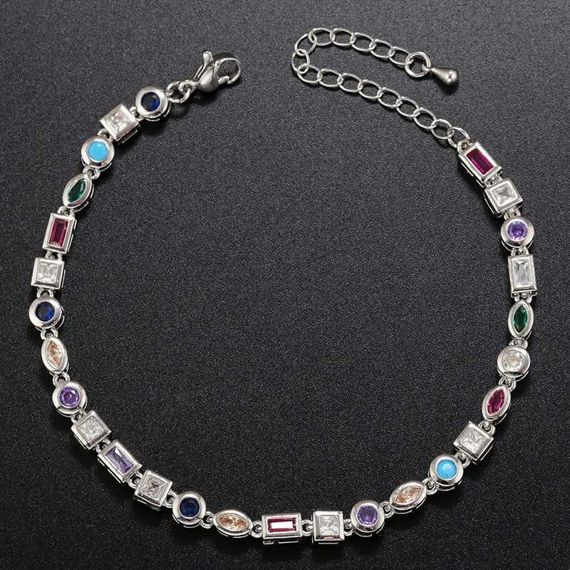 ZHUKOU candy bracet for wen Geetrically shape cubic zircon Man bracet ity Coup bracets Christmas gift VL235W251027