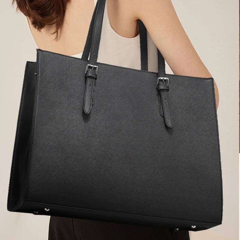 Women's Laptop Bag, Fashionable Computer Large Capacity Handbag, Office Lady Professional Business Work Briefcase, 15.6