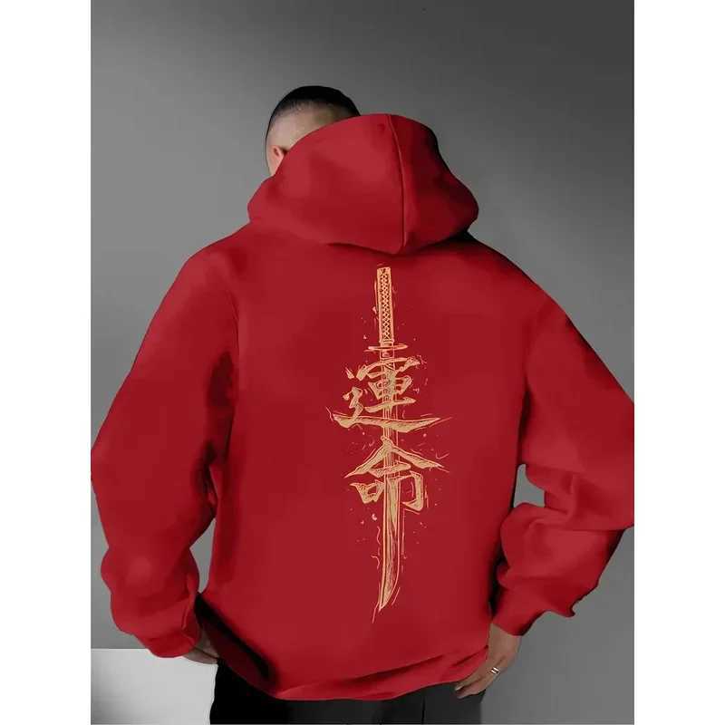 Mens Halloween hoodies with letters and pumpkin ghost prints are suitable for outdoor sports and casual wear in autumn and wint W251027