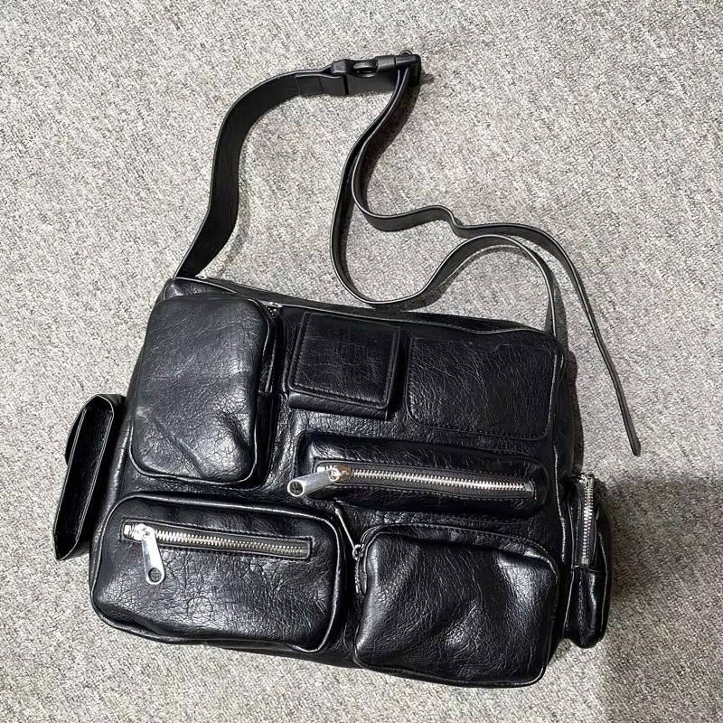 Superbusy High Quality Highly Functional And Large Capacity Crossbody Bag With Perforated Design Featuring Luxurious Designer Style Cassic And In Appearance