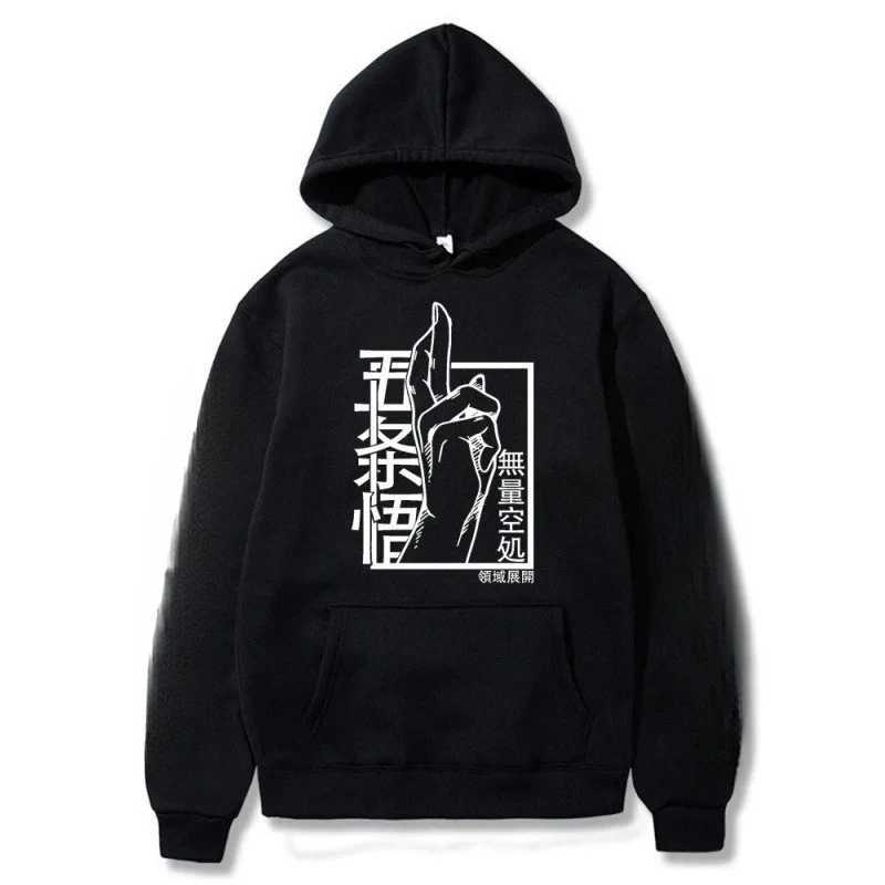 Japanese Manga Jujutsu Kaisen Mens Street Harajuku Hoodie Outdoor Casual Sweatshirt Warm Autumn and Winter Top W251027