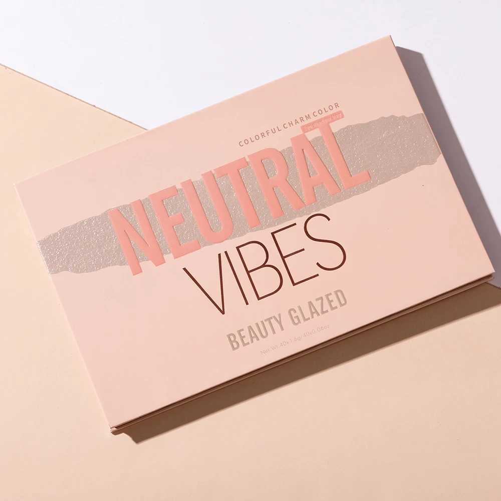 40 Color Eyeshadow Palette Earth Color Smokey Punk Eyeshadow Powder Matte Shimmer Pearly High Pigmented Eye CosmeticsXJ251027