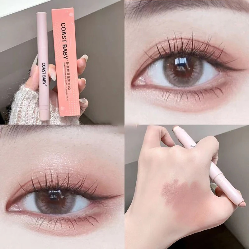 10 Colors Doubleended Lying Silkworm Eyeshadow Pen Pearlescent Matte Highlighter Shadow Pen Longlasting Brightening Eye Makeup 251027