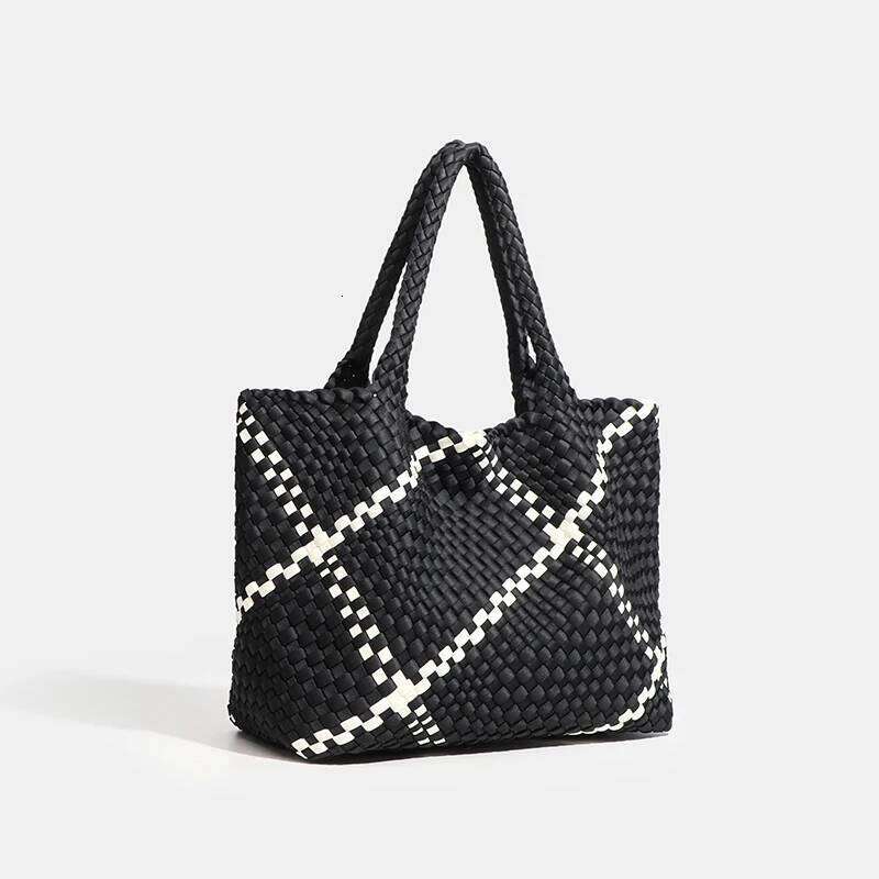Size Tote Women's Fashion Bags 2024 Hot Product Neoprene Material Women's Hand-Woven Large Volume Tote Bag