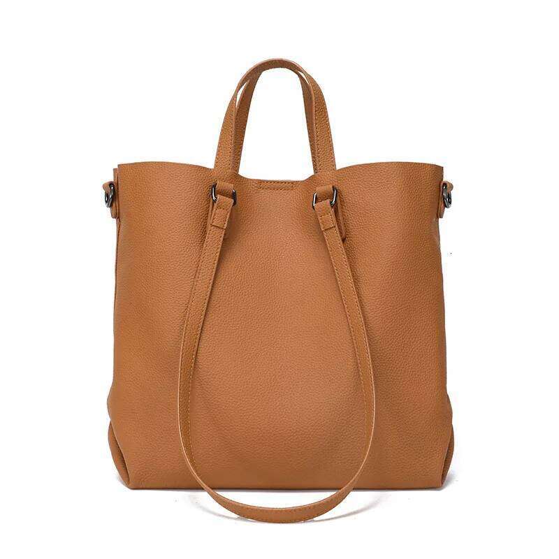 Jonlily Women Genuine Leather Shoulder Female Fashion Handbag Totes Casual Daybag High Capacity Commuter Bag Purse -Kg2004 Suotong1027