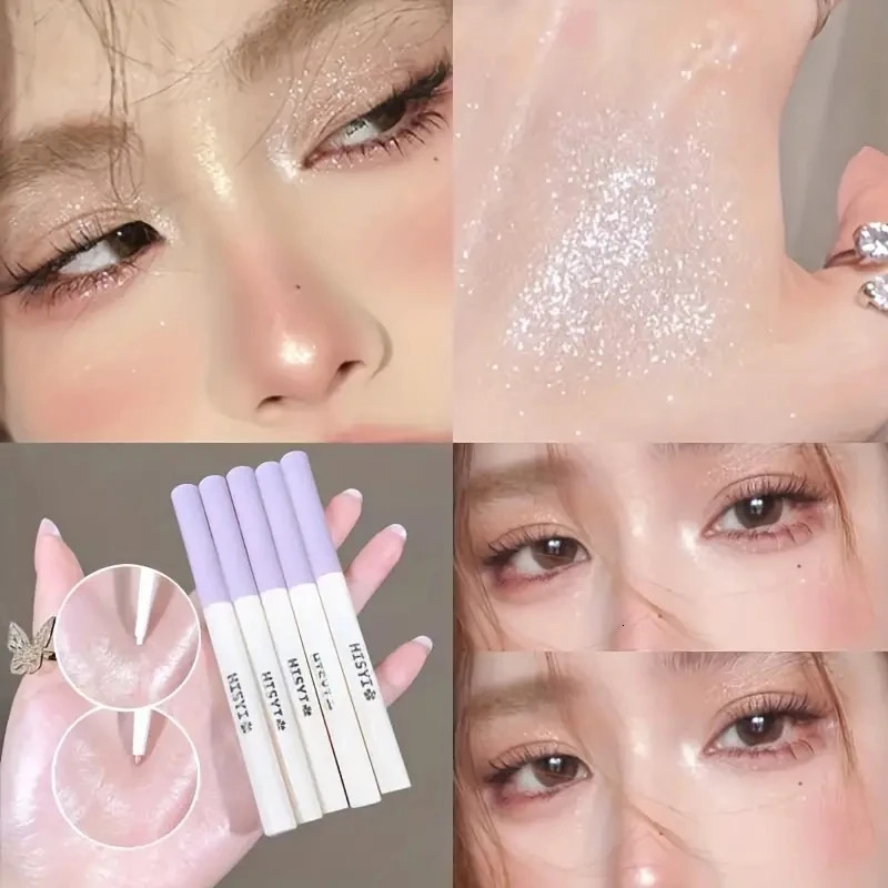 Matte Pearl Lying Silkworm Pen Fine Flash Brightening Shadow Pen Outline Pen Eyelid Pen Lasting waterproof Korean makeup 251027