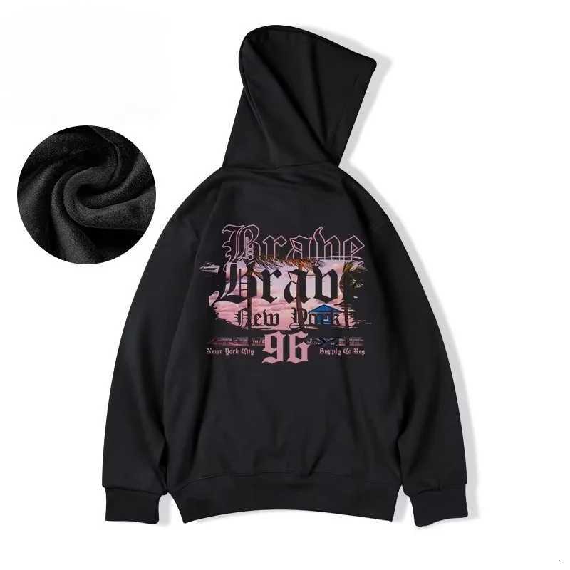 M8XL Oversized Hoodie Men American Style Letter Hooded Sweater Loose Hip Hop Plus Size Hoodie for Unisex W251027