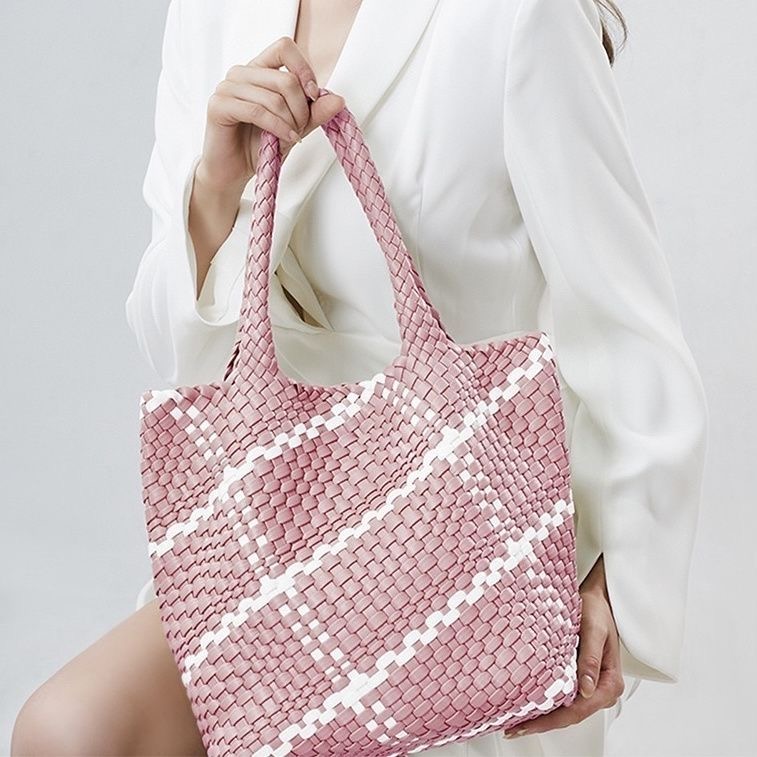 Spacious Casual Crossbody Satchel for Ladies Waterproof Neoprene Design w/ Pocketed Accessory Bag