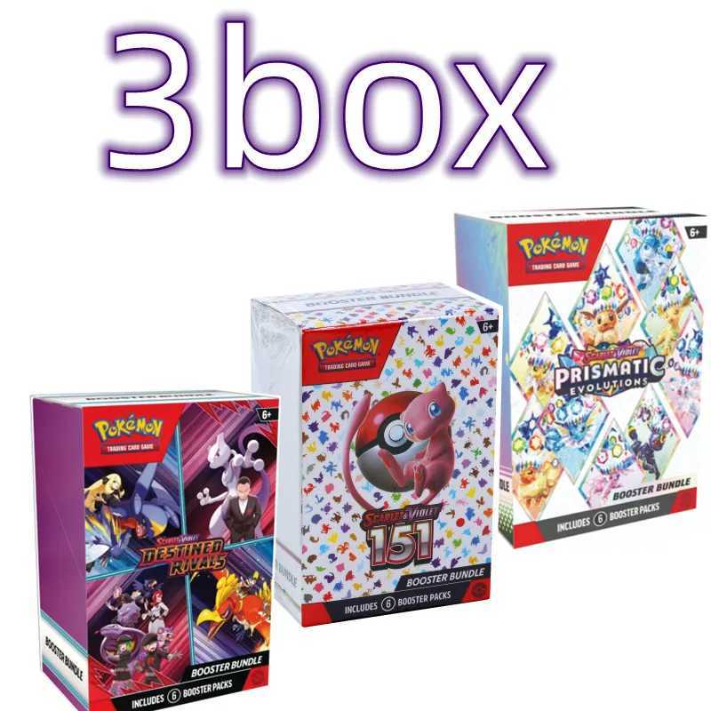 Card v10 Booster bundle Destined Rivals Prismatic Evolutions Scarlet Violet 151 English Booster Transaction Cards Gifts L251026EV6M