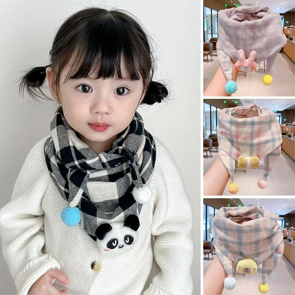 110 Years Old Winter Cotton Kids Winter Scarf Cute Warm Children Neck Warmer Soft Windproof Knitted Scarves for Baby Boys Girls 251027