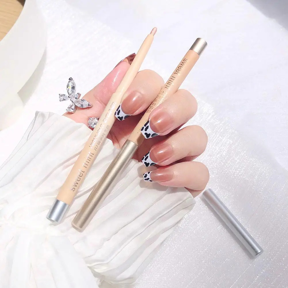 Lie Silkworm Pen Natural Highlight for Big Eyes Brighten Concealer Contour Stick Eyeshadow Hightlighter for Girl Women Cosmetics 251027