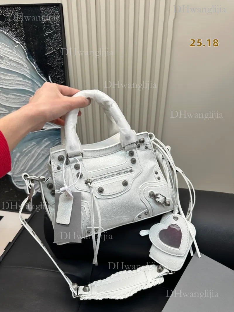 DHGM Designer Motorcycle Bag Classic Tote Crossbody hobo riveted bag in a variety of model sizes01