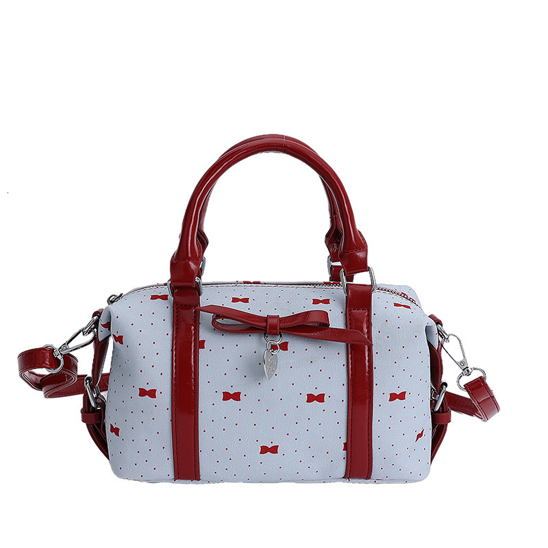 Free shipping designer bag Bowknot Color-Block Handheld Pillow Bag for Women New High-End Ballet Style Single Shoulder Crossbody Bag