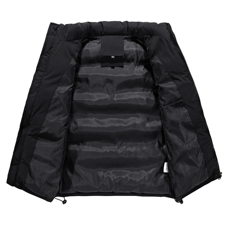 Men Vest Winter Jacket Casual Coat Warm Sleeveless Jackets Fashion Male CottonPadded Vest Windproof Outdoor Climbing Outwear 251024
