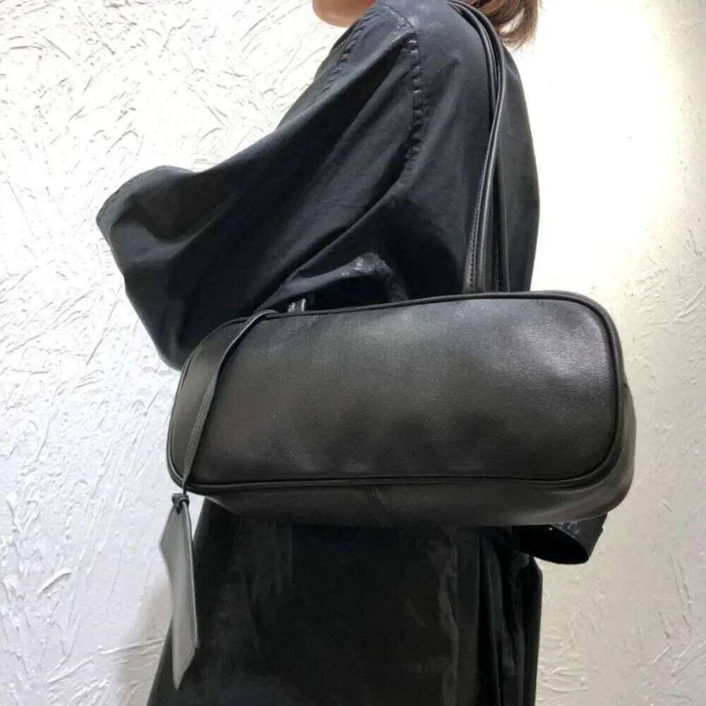 Fashion Brand Pillow 100% Natural Leather Shoulder Purs Vintage Women Cowhide Underarm Bag Purse Large Double Straps Handbag