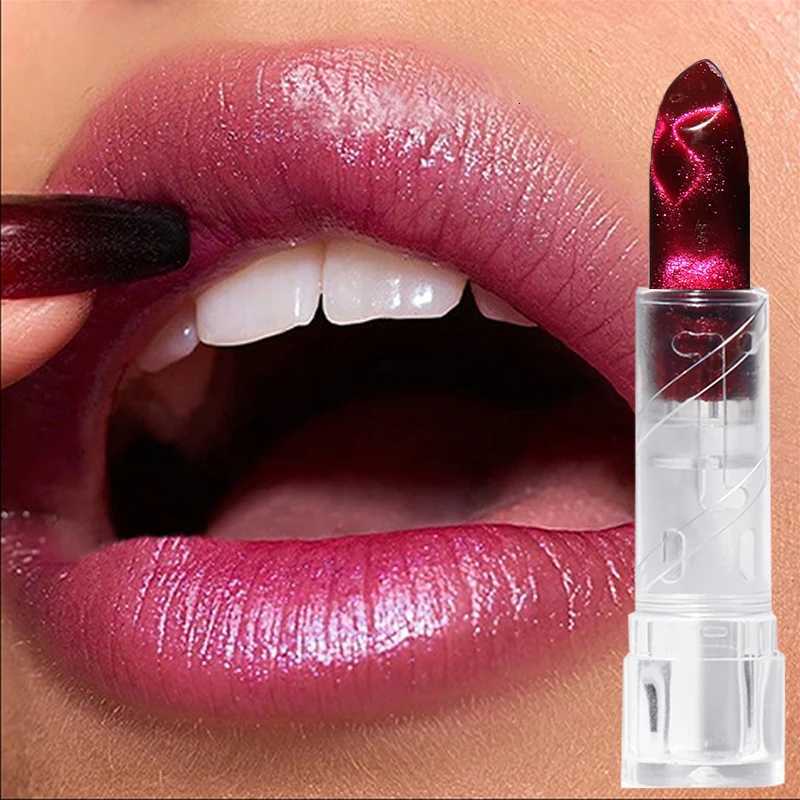 Moisturizing Cat Eye Lipstick Mirror Glitter Metallic Lipstick Diamond Pink Pearl Sparkling Lip Gloss Color Changing Lips Makeup W251027