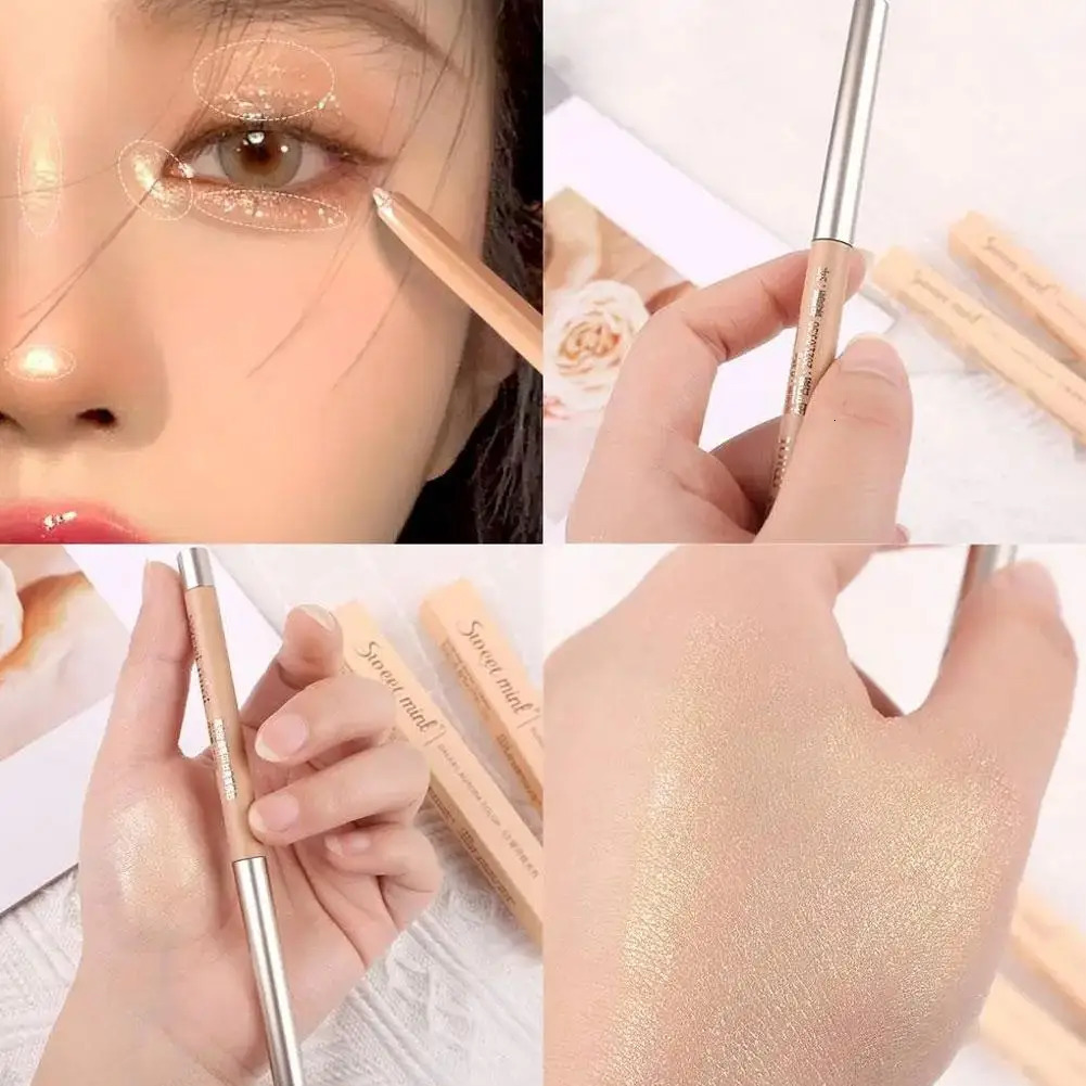 Lie Silkworm Pen Natural Highlight for Big Eyes Brighten Concealer Contour Stick Eyeshadow Hightlighter for Girl Women Cosmetics 251027