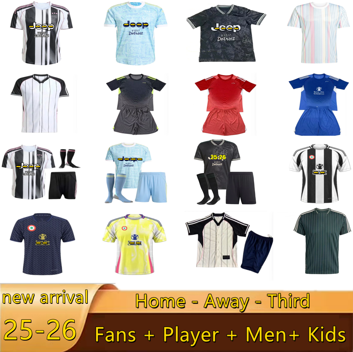 S-4XL 25 26 Juve Soccer Jersey YILDIZ THURAM 2025 2026 Home away third DIMARIA BREMER F.CONCEICAO VLAHOVIC ADZIC E.ZHEGROVA Fan Player Football Jersey Shirt KIDS Kit