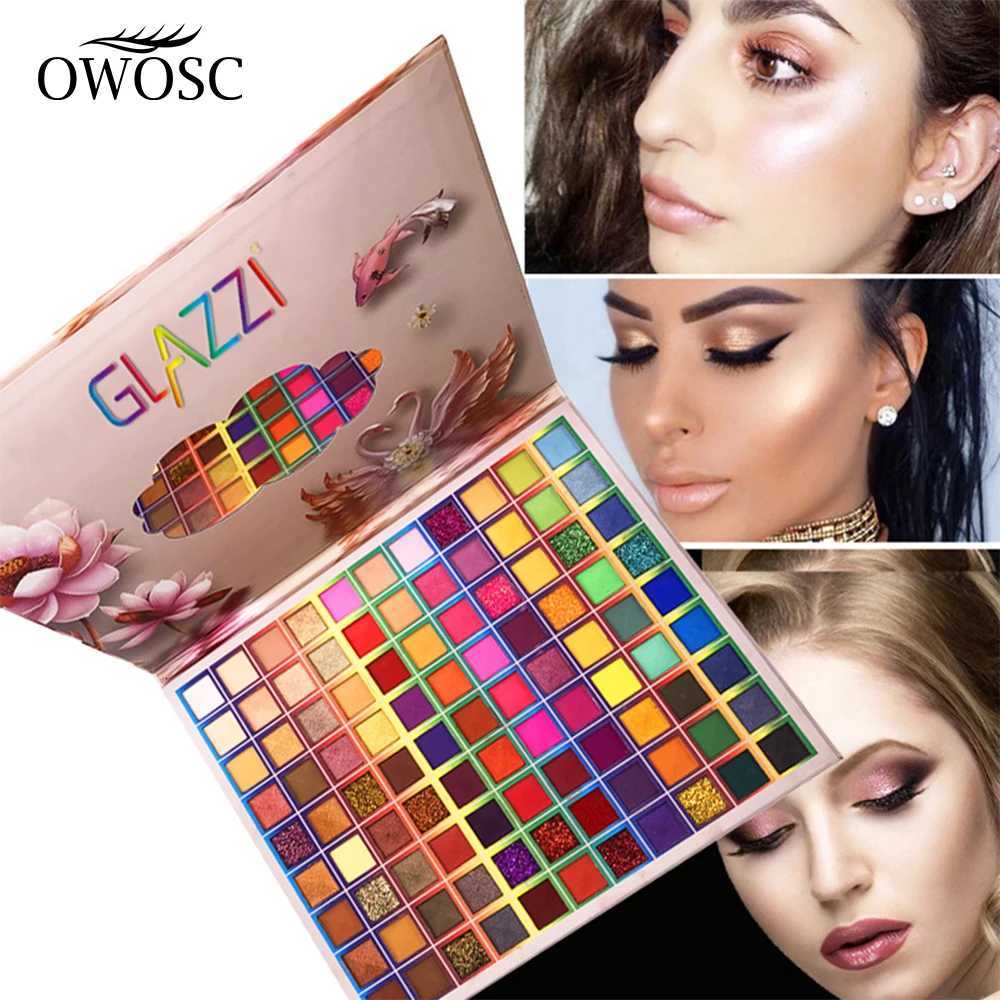 OWOSC 99 Colors Eyeshadow Palette Glitter Shimmer Eye Shadow Powder Matte Glitter Eyeshadow Palette Cosmetic Makeup KitXJ251027