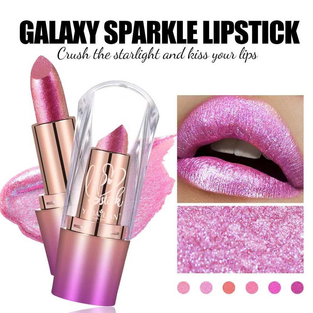 Holographic Radiance Lipstick Metallic Pearl Glitter LongWear Lightweight 3D Luxe NonSticky Lip Stick Cosmetics For Women W251027