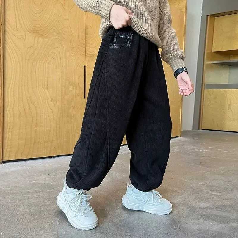 2025 New Boys Corduroy Pants Spring Autumn Toddler Boy Sports Casual PantsT251027