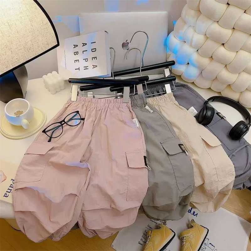 Boys Girls Casual Pants Fashion Kids Spring Autumn Trousers Teenager Vintage Streetwea Pants Children Solid Colour SweatpantsT251027