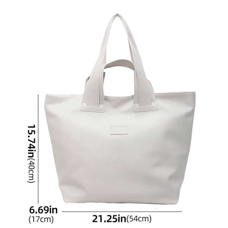 Women's PU Light Elegant Tote Bag Large Vintage Commute Business Travel Daily Handbag Students Laptop Books Shoulder Bags