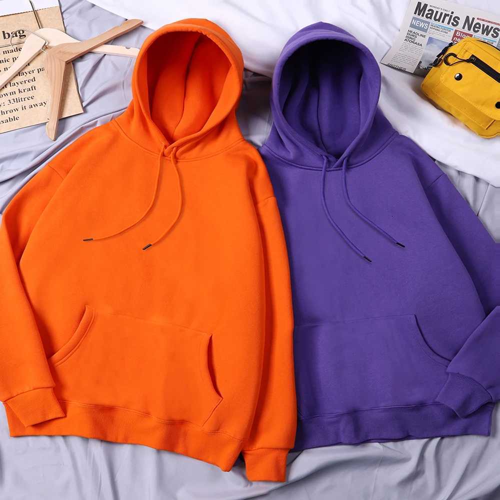 Fashion Loose Men Women Hoodies New Spring Autumn Casual Hoodies Sweatshirts Couple Tops Candy Solid Color Hoodie Sweatshirts W251027