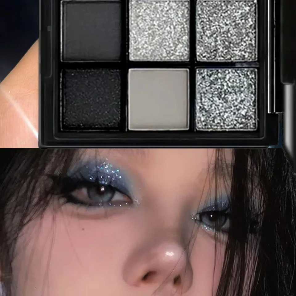 9color eyeshadow palette True dark soft Multilight shiny Easy to apply no fallout longlasting color payoffXJ251027