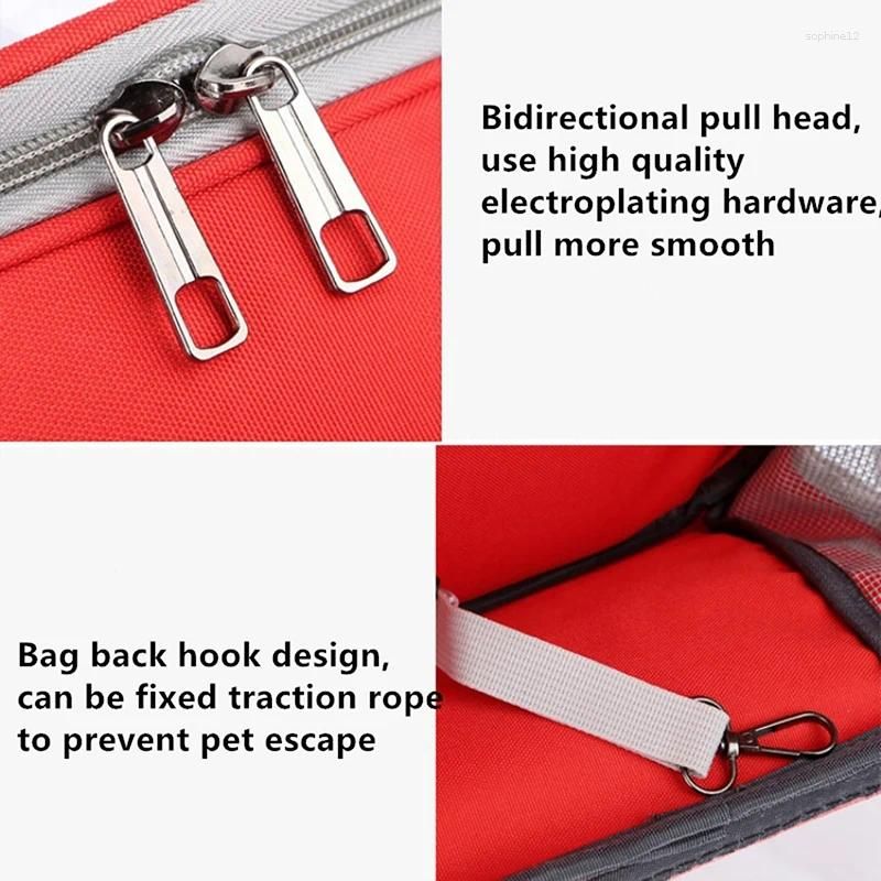 Pet Transporter: Ventilated Clear Plastic Should-Pack For Canines And Felines On-The-Go