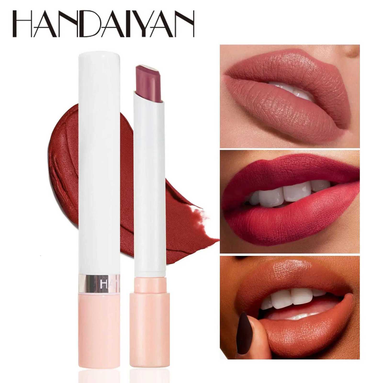 4PCS Matte Lipstick Set Long Lasting Velvet Lip Glaze Nude Lip Tint Makeup Cosmetic Cigarette Lip Stick Waterproof Non Transfer W251027