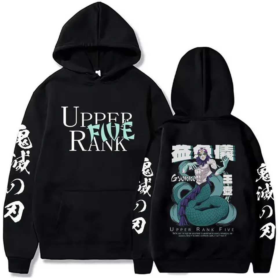 New Hot Selling Mens Hoodie Autumn And Winter Demon Slayer Uzui Tengen Anime Character Print Sweatshirt Street Retro Unisex Top W251027