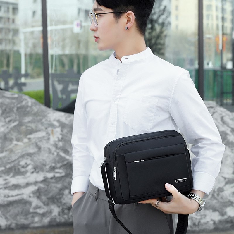 Designer luxury Men's Crossbody Bag Single Shoulder Bag Multi-layer Large Capacity Water-resistant Casual Cloth Bag Wallet Business Bag Customiza