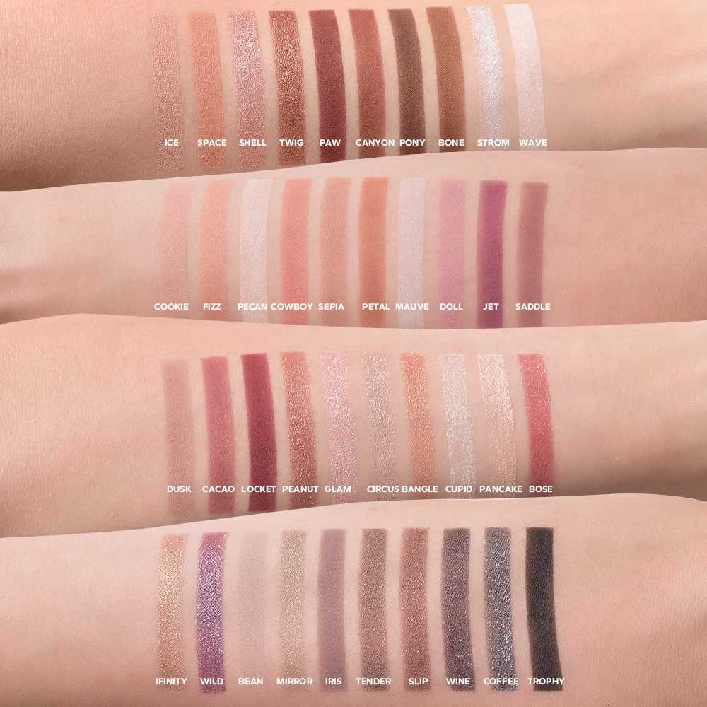 40 Color Eyeshadow Palette Earth Color Smokey Punk Eyeshadow Powder Matte Shimmer Pearly High Pigmented Eye CosmeticsXJ251027