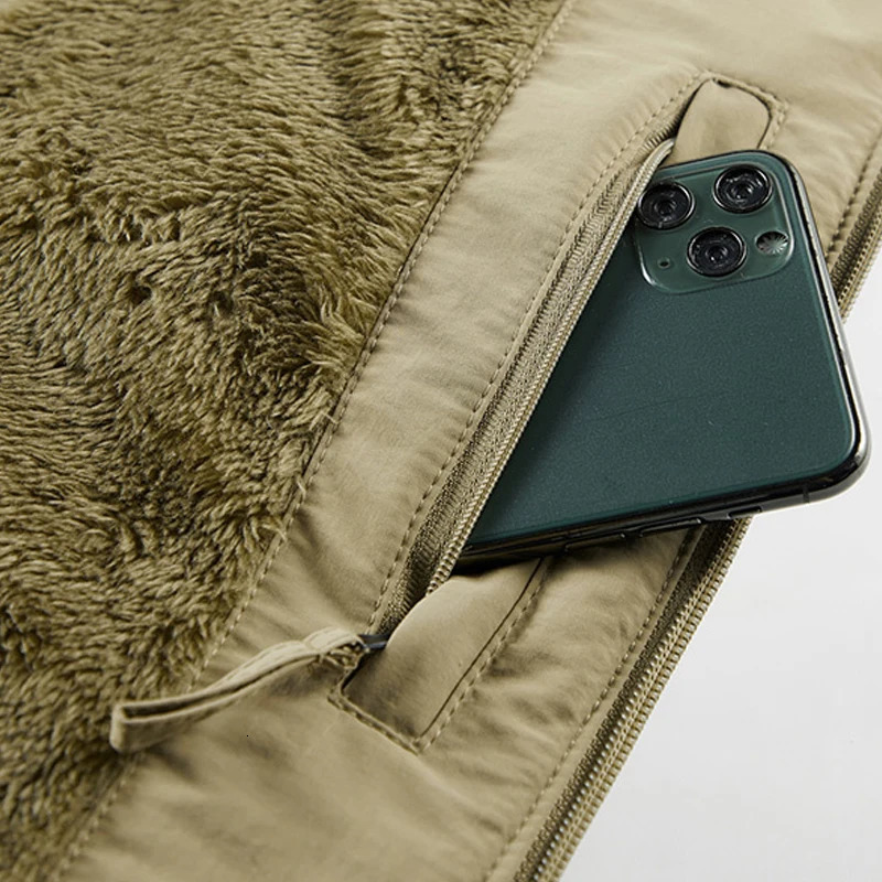 Fashion Large Size 6XL Mens MultiPocket Clothing Winter Vest Jackets Sleeveless Coat Male Warm Waistcoat Fleece Vest Men 251024