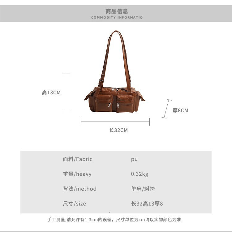 Free shipping designer bag Women Large Capacity Bag New Spring Summer Fashion High-end Feel Single Shoulder Underarm Bag Commuter Baguette Bag