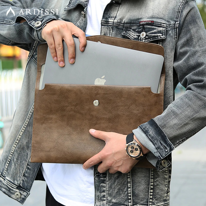 Sleeve Case for Mac Book iPad Air M1 M2 Pro 13 3 136 14 2 12 9 Inch Cover Bag Leather Mens Folder 251027