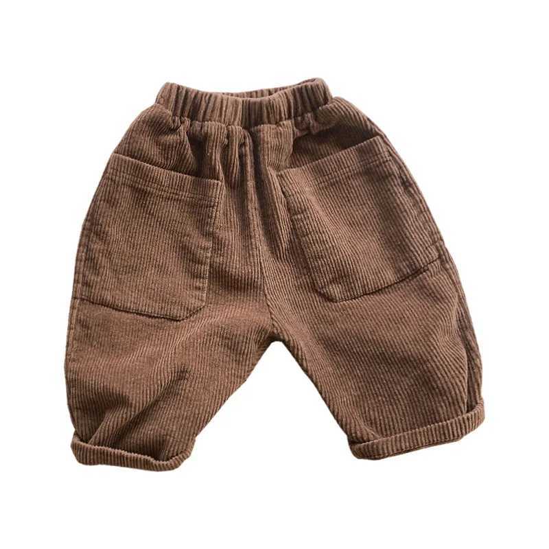 Autumn New Children Corduroy Wide Leg Pants Baby Girls Loose Harem Pants Fashion Boys Solid Casual Trousers Kids Toddler ClothesT251027